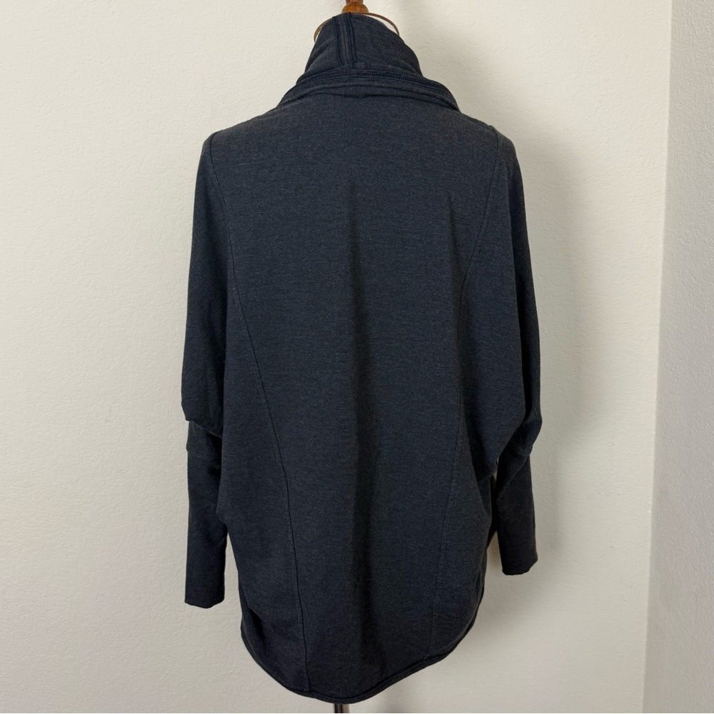 Lululemon To & Flow Gray Wrap Cardigan - Picture 8 of 13